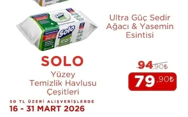 Solo Yüzey Temizlik Havlusu Çeşitleri