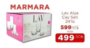 Lav Alya Çay Seti 24'Lü