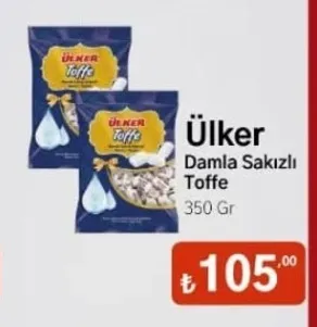 Ülker Damla Sakızlı Toffe 350 Gr