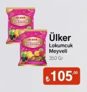 Ülker Lokumcuk Meyveli 350 Gr
