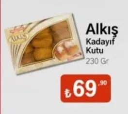 Alkış Kadayıf Kutu 230 Gr