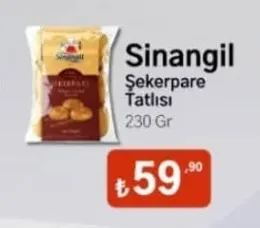 Sinangil Şekerpare Tatlısı 230 Gr