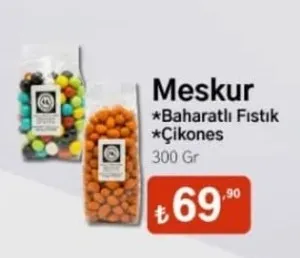 Meskur Baharatlı Fıstık Çikones 300 Gr