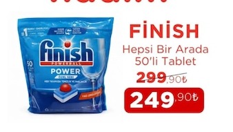 Finish Hepsi Bir Arada 50'Li Tablet