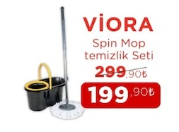 Viora Spin Mop Temizlik Seti