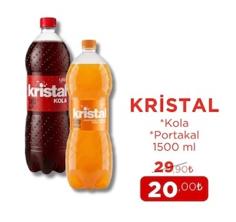 Kristal Kola Portakal 1500 Ml