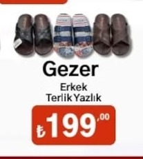 Gezer Erkek Terlik Yazlık