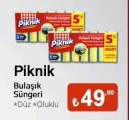Piknik Bulaşık Süngeri