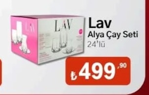 Lav Alya Çay Seti 24'Lü