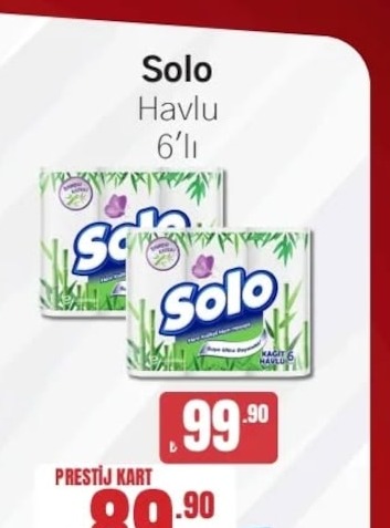 Solo Havlu 6'Lı