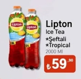 Lipton Ice Tea Şeftali Tropical 2000 Ml