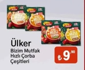 Ülker Bizim Mutfak Hızlı Çorba Çeşitleri
