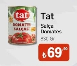 Tat Salça Domates 830 Gr