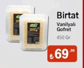 Birtat Vanilyalı Gofret 450 Gr