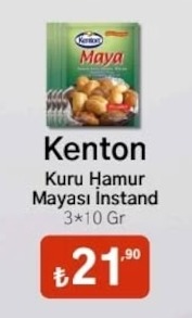 Kenton Kuru Hamur Mayası İnstand 3*10 Gr