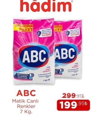 Abc Matik Canlı Renkler 7 Kg