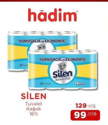 Silen Tuvalet Kağıdı 16'Lı