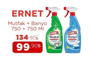 Ernet Mutfak + Banyo 750 + 750 Ml