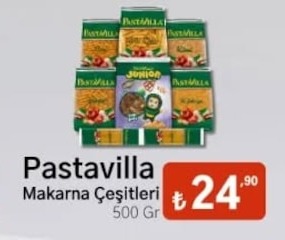 Pastavilla Makarna Çeşitleri 500 Gr