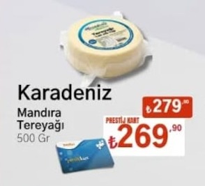 Karadeniz Mandıra Tereyağı 500 Gr