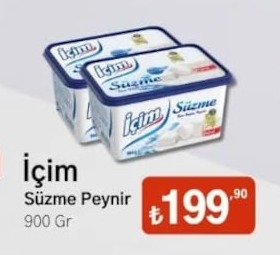 İçim Süzme Peynir 900 Gr