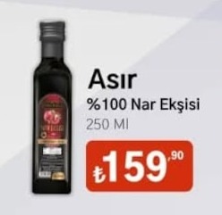 Asir %100 Nar Ekşisi 250 Ml