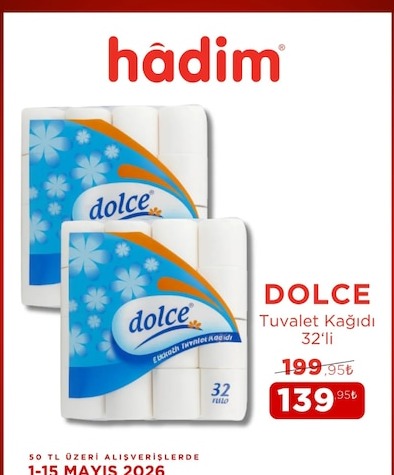 Dolce Tuvalet Kağıdı 32'Li