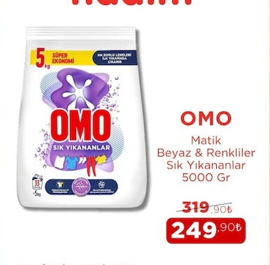Omo Matik Beyaz & Renkliler Sık Yıkana