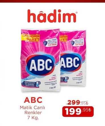 Abc Matik Canlı Renkler 7 Kg