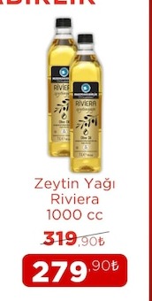 Riviera Zeytin Yağı 1000 Cc