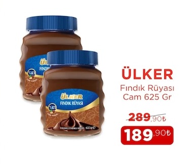 Ülker Fındık Rüyası Cam 625 Gr
