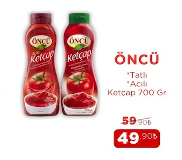 Öncü Ketçap 700 Gr