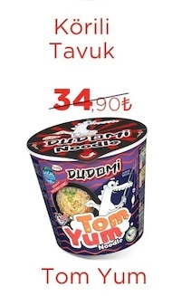 Dudomi Tom Yum Noodle Körili Tavuk