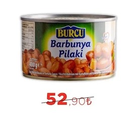 Burcu Barbunya Pilaki 400G