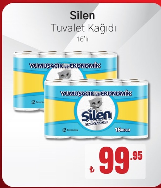 Silen Tuvalet Kağıdı 16'Lı