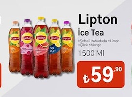 Lipton Ice Tea Şeftali, Ahududu, Limon, Çilek, Mango 1500Ml