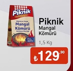 Piknik Mangal Kömürü 1,5 Kg