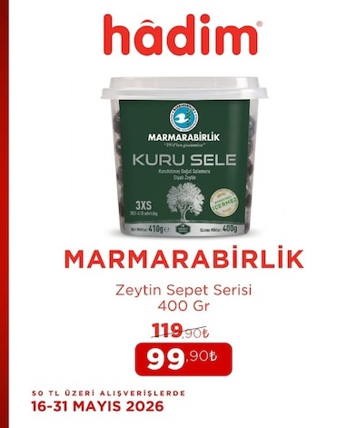 Marmarabirlik Zeytin Sepet Serisi 400 Gr