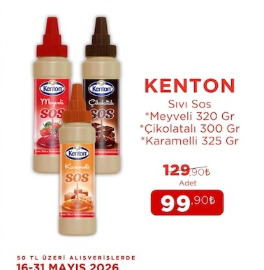 Kenton Sıvı Sos Meyveli 320 Gr