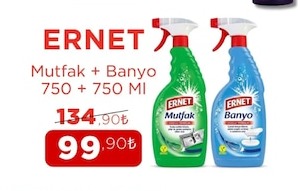Eranet Mutfak + Banyo Sprey 750Ml + 750Ml