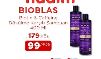 Bioblas Biotin & Caffeine Dökülme Karşıtı Şampuan 400Ml