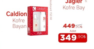 Caldion Cofre Bayan Parfüm Ve Deodorant Seti 150 Ml