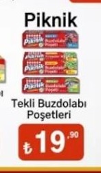 Piknik Buz Dolabı Poşetleri