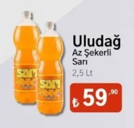 Uludağ Az Şekerli Sarı 2,5 Lt