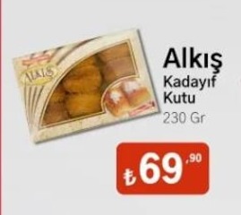 Alkiş Kadayif Kutu 230 Gr