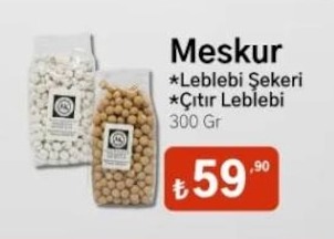 Meskur Leblebi Sekeri Citir Leblebi 300 Gr