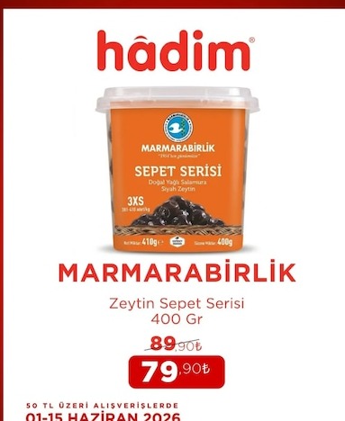 Marmarabirlik Zeytin Sepet Serisi 400 Gr