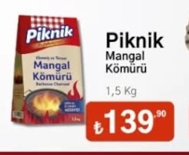 Piknik Mangal Kömürü 1,5 Kg