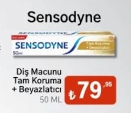 Sensodyne Diş Macunu Tam Koruma + Beyazlatıcı 50 Ml