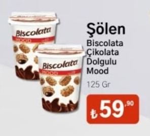 Şölen Biscolata Çikolata Dolgulu Mood 125 Gr